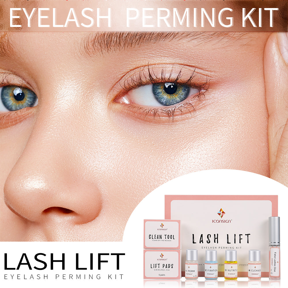 ICONSIGN Lash Lift Kit box including all professional perming tools