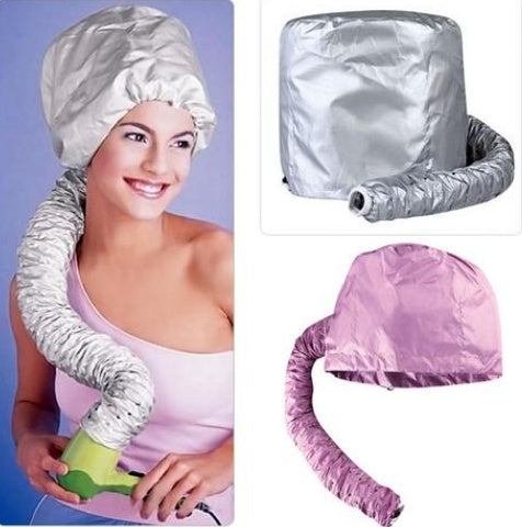 Professional Hair Dryer Bonnet Attachment – Best for Deep Conditioning, Hot Oil Treatments & Curl Rollers. Fast Shipping!