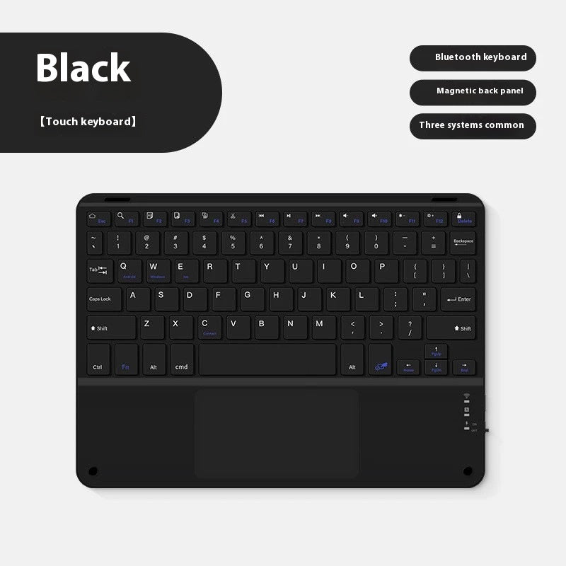 Wireless Bluetooth keyboard with touchpad (10-inch) l rechargeable keyboard for phone's tablet and laptop