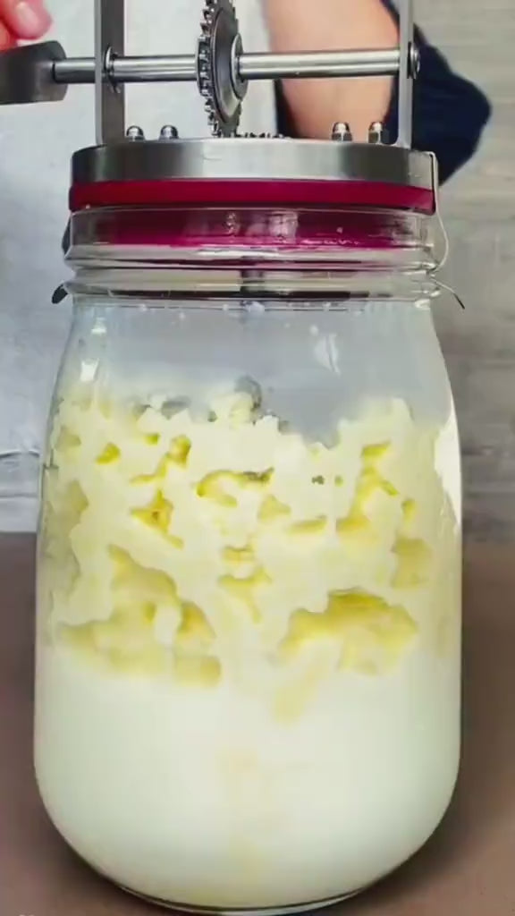 Premium glass multi - function mixer - coffee & milk bottle (1500/1000ml)